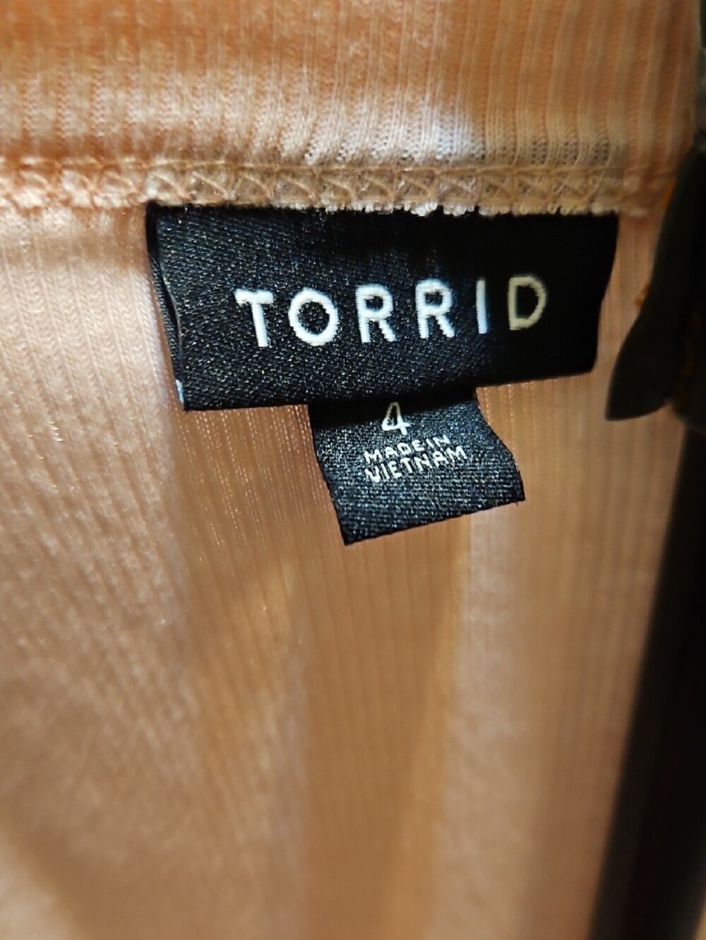 torrid Pale Pink Long Sleeve Snap Henley Top - Picture 5 of 6